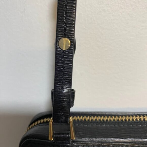 Lauren Ralph Lauren (LRL)Black Leather Women's Crossbody Wallet Clutch Small - Picture 4 of 16